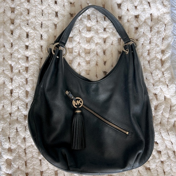 Michael Kors shoulder bag black leather - Picture 1 of 12